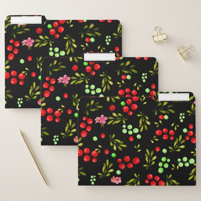 Berries Pattern File Folder (Set)