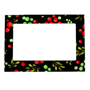 Berries Pattern Magnetic Frame