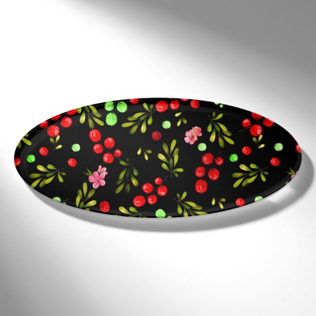 Berries Pattern Name Tag (Front)