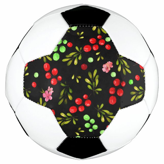 Berries Pattern Soccer Ball (Front)
