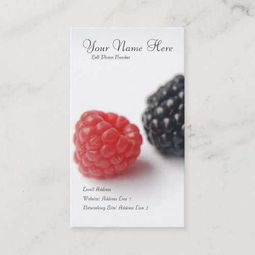 berries profile card