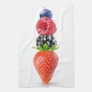 Berries pyramid kitchen towel