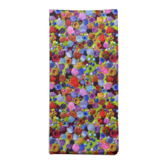 Berries Strawberries Blueberries Raspberries Cloth Napkin