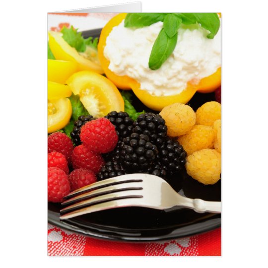 Berry And Cottage Cheese Salad Card