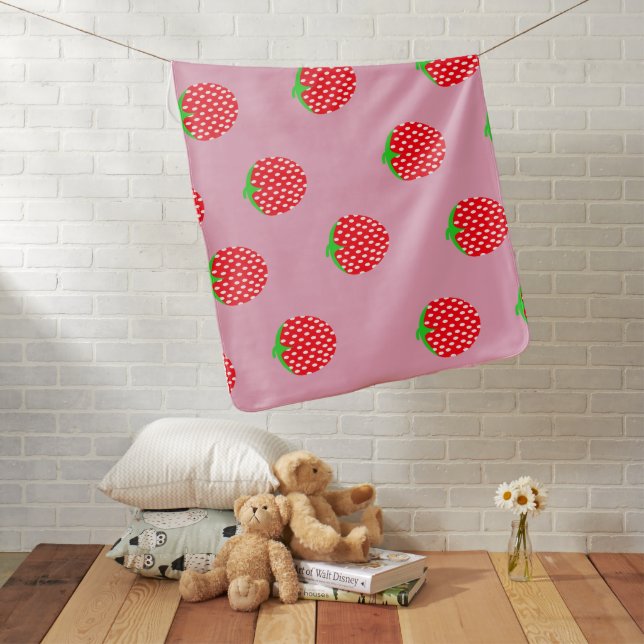 Berry Beautiful Summer Baby Blanket (In Situ)
