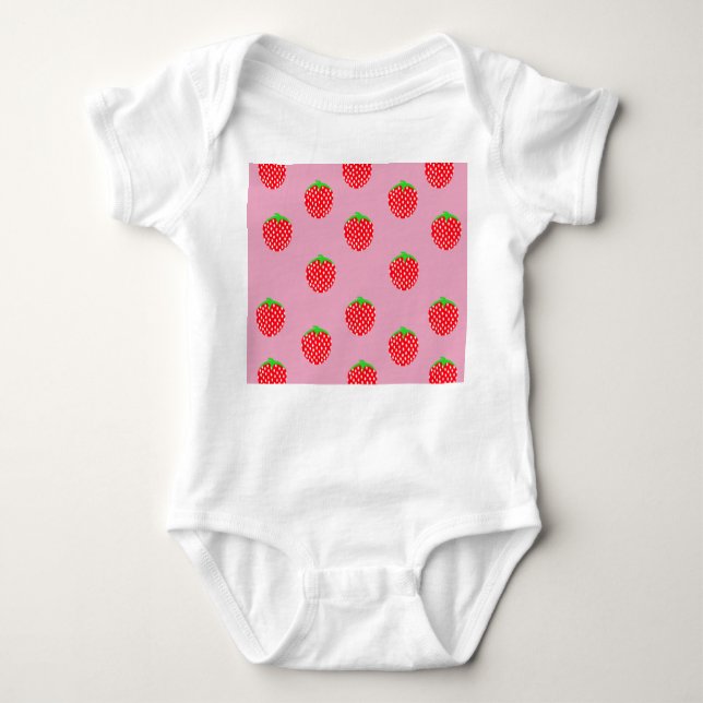 Berry Beautiful Summer Baby Bodysuit (Front)