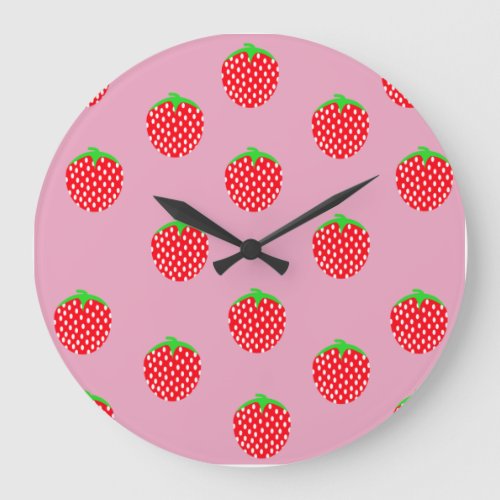 Berry Beautiful Summer Large Clock