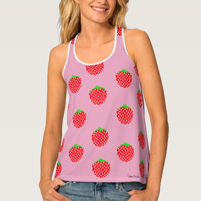 Berry Beautiful Summer Tank Top (Front)