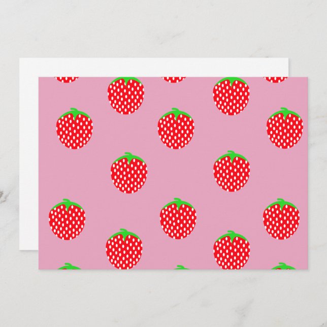 Berry Beautiful Summer Thank You Card (Front/Back)