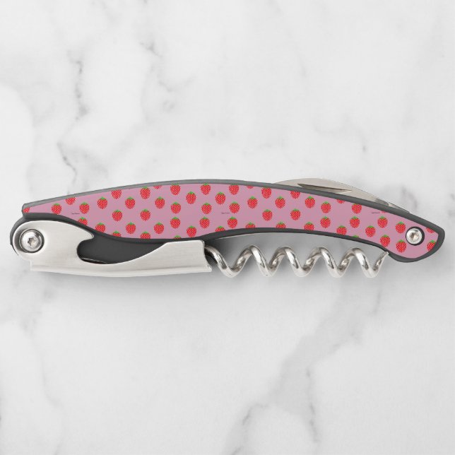 Berry Beautiful Summer Waiter's Corkscrew (Front)