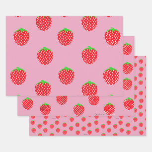 Berry Beautiful Summer Wrapping Paper Sheets