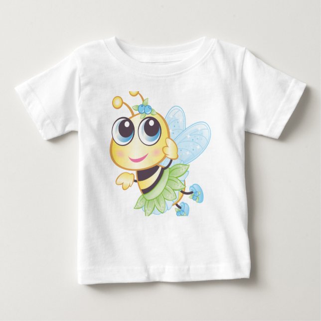Berry Bee Toddler Pullover Hoodie (Front)