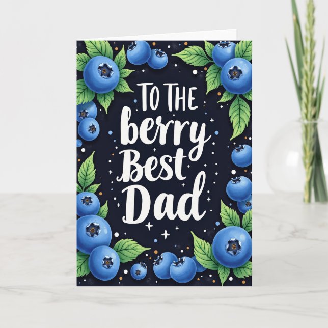 Berry Best Dad Art Card (Front)