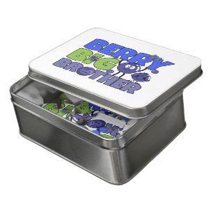 Berry Big Brother - Sibling Blueberry Pun Jigsaw Puzzle