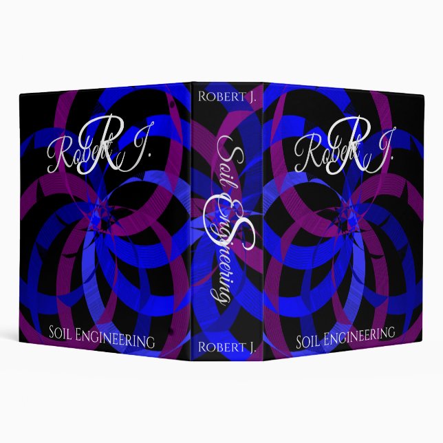 Berry Blend Geometric Binder (Background)