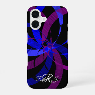 Berry Blend Geometric iPhone 16 Case
