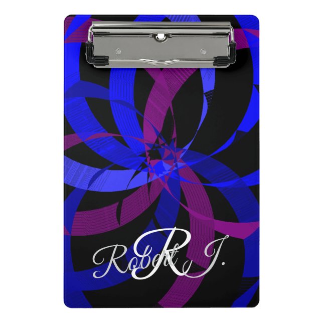 Berry Blend Geometric Mini Clipboard (Front)