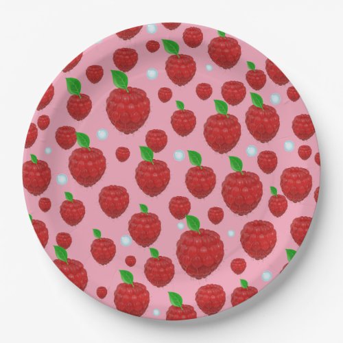 Berry Bliss Bash Raspberrys First Party Theme Paper Plates