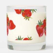 Berry Blossom Candle | Strawberry Aesthetic Jar