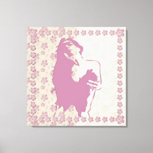 Berry Blossom - Wrapped Canvas Print