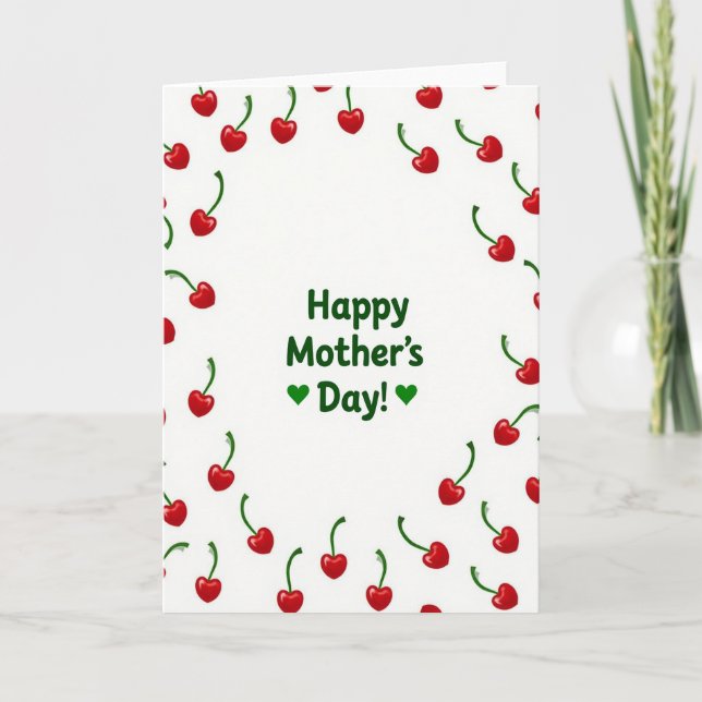 Berry Border Love Card (Front)