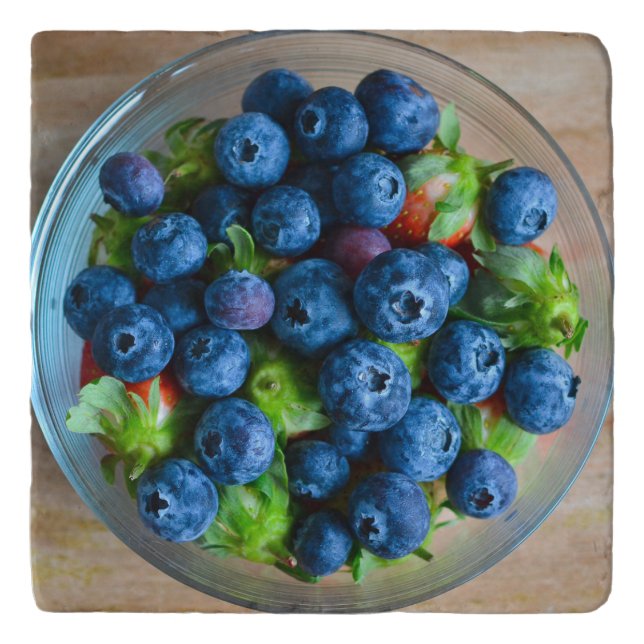 Berry Bowl Trivet Housewarming Gift Kitchen Decor (Front)