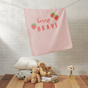 berry brave childhood cancer sick ill kids cute baby blanket
