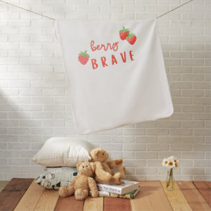berry brave childhood cancer sick ill kids cute baby blanket