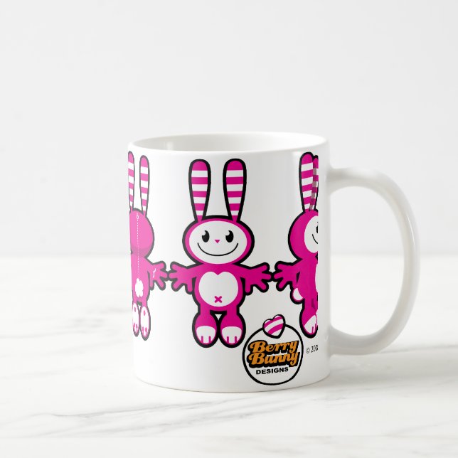Berry Bunny 360 Coffee Mug (Right)