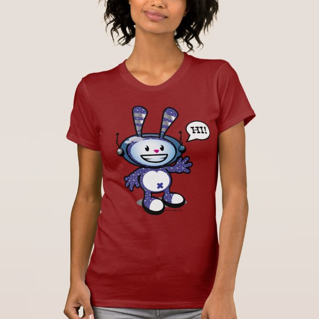 Berry Bunny Spaced Out T-Shirt (Front)