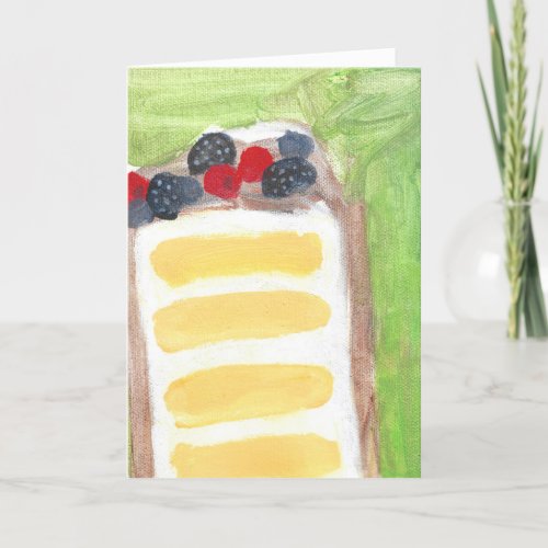 Berry Cake Card