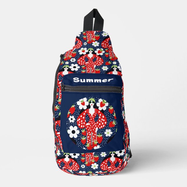 Berry Chic Sling Bag (Front)