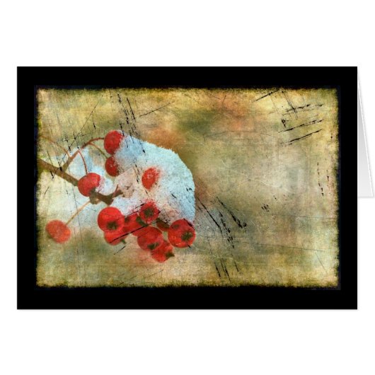 Berry Cold Grunge Cards (Front Horizontal)