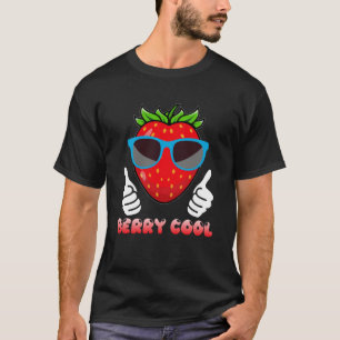 Berry Cool Berry Costume Strawberry Fruits T-Shirt