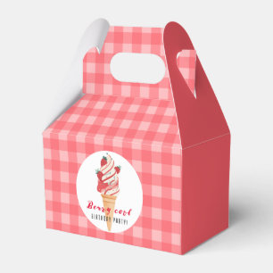 Berry Cool Birthday Favor Boxes