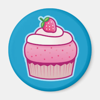 berry cupcake magnet