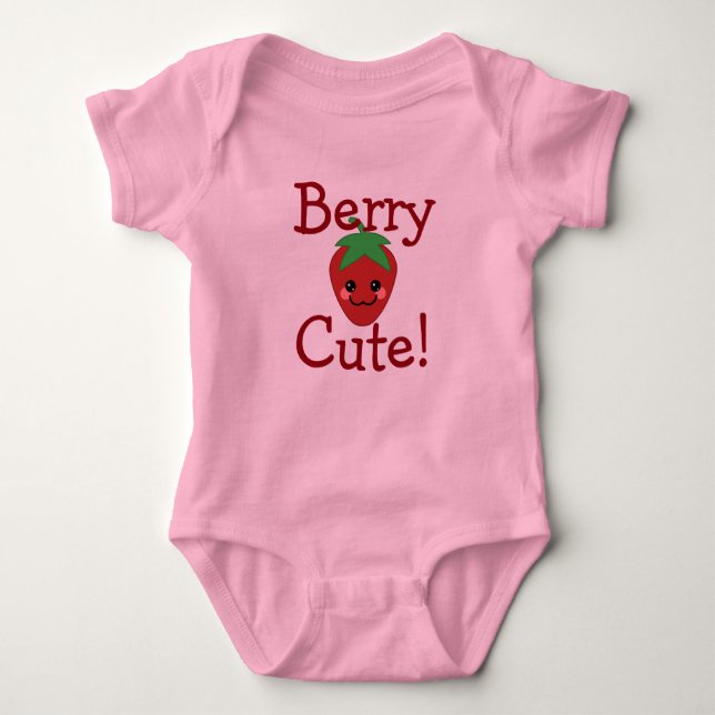 Berry Cute Baby Bodysuit (Front)