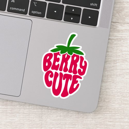 Berry Cute Strawberry Cut Vinyl Stickers