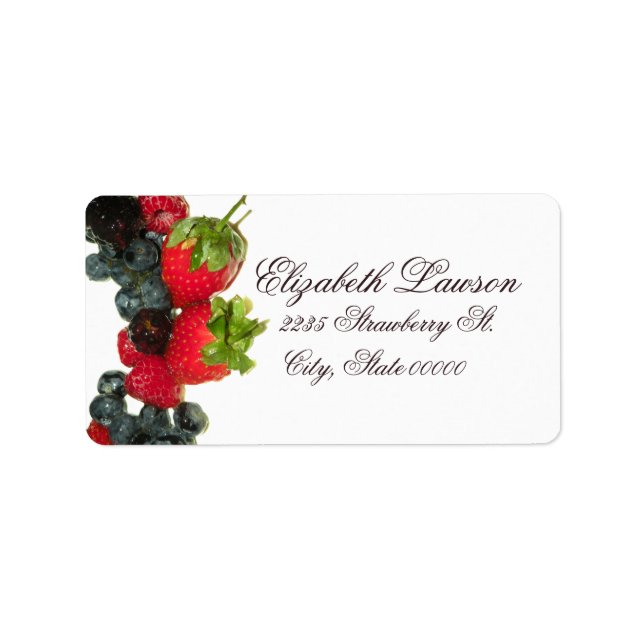 Berry Delight Address Label (Front)