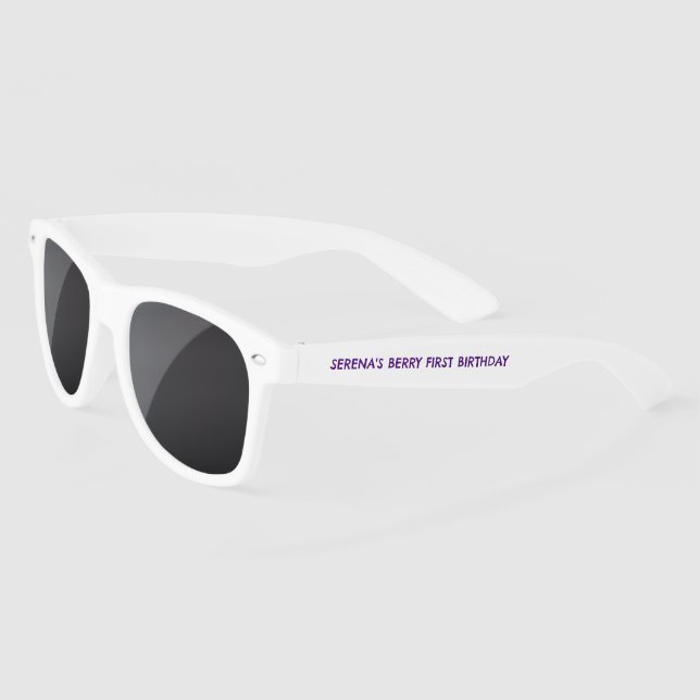 Berry First | 1st Birthday | Blackberry Party Sunglasses (Left)