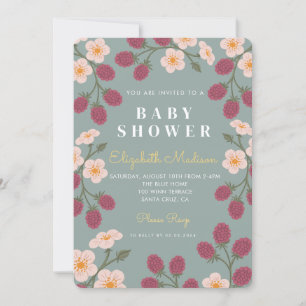 Berry First Baby Shower Invitation