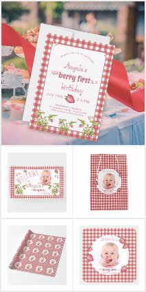 Berry First Birthday