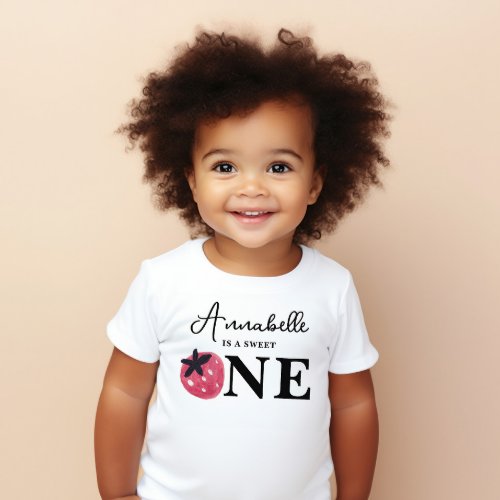 Berry First Birthday Guest Of Honor T_Shirt Baby Bodysuit