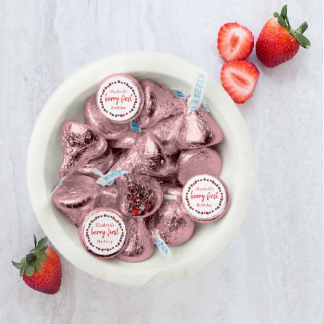 Berry First Birthday Hershey®'s Kisses® (Creator Uploaded)