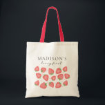 Berry First Birthday Strawberry Kids Tote Bag<br><div class="desc">This strawberry first birthday kids tote bag features cute strawberries amidst modern fonts. Pair with anything in the BERRY Collection for a cohesive look.</div>