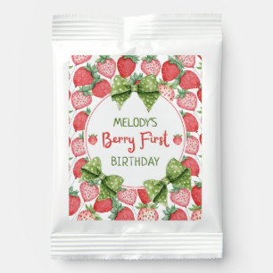 Berry First Birthday Strawberry Party Lemonade Drink Mix
