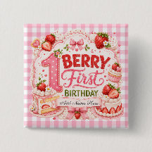 Berry First Birthday Strawberry Shortcake