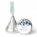 Berry First Birthday Watercolor Blueberry Cute Hershey®'s Kisses®