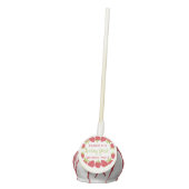  Berry First Strawberry 1st Birthday Party Custom Cake Pops (Front)