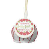  Berry First Strawberry 1st Birthday Party Custom Cake Pops (Front)